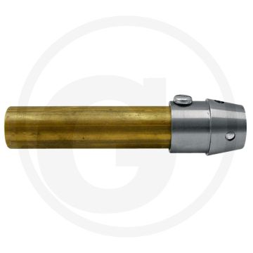 Onthoorner brandpunt "niro" - punt Ø 15 mm met messinghuls