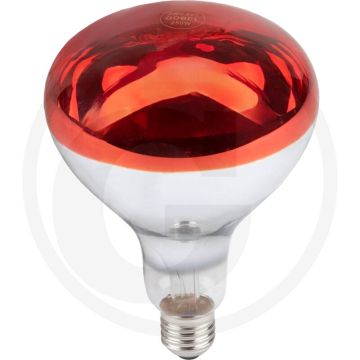 Infrarood-/warmte straallamp 150 watt, rood