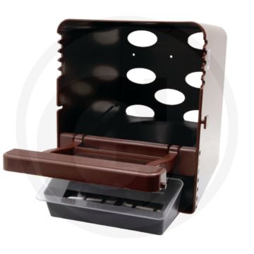 Nid de ponte horizontal "chickbox" - nid de ponte en plastique de haute qualité avec support à œufs et perchoir