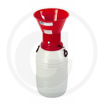 Horizont getreidemühle mit fass - elektronische kornmühle, 50 liter fass
