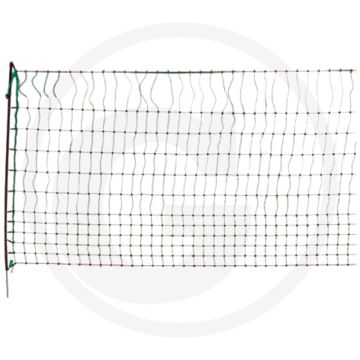 Net voor pluimvee met enkele punt - hoogte 112 cm