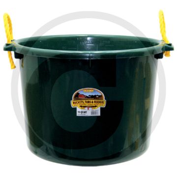 Water- en voerbak - 45 liter inhoud, polyethyleen, nylon handgrepen