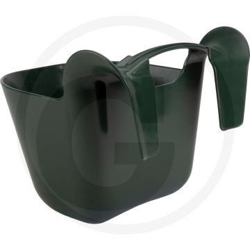 Horizont turnier-futterkrippe groen - voor koeien, paarden en schapen, 13,5 liter, polypropyleen