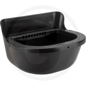 Horizont fohlen-futtertrog schwarz, mit gittern, 8,5 liter kapazität