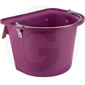 Horizont turnierfuttertrog lila, mit griff und haken - 50 liter kapazität