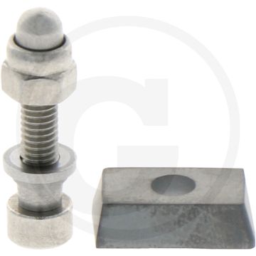Horizont messer + schraubenset wolfram klingenaustausch