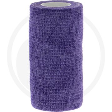 Bande équilastique violette 10cm x 4,5m - bandage auto-adhésif hautement élastique