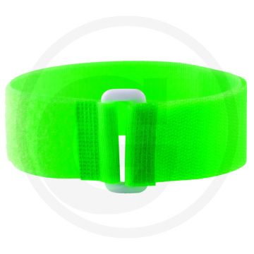Horizont markeringsband met lus neon groen - breedte 38mm, lengte 410mm