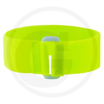 Horizont markeringsband met lus neon geel - lengte 410mm