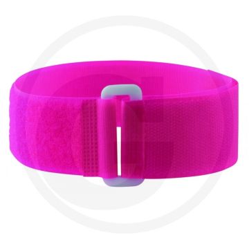 Horizont markeringsband met lus neon roze - breedte 38mm, lengte 410mm