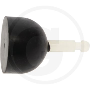 Rubberen afdichtkegel inclusief stift - 10 cm lengte