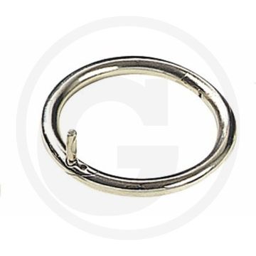 Horizont stierenneusring - binnen-Ø 70mm, vernikkeld staal