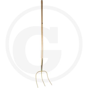 Horizont dunggabel 30 cm, 3 zinken - mit 135 cm langem eichenholzstiel