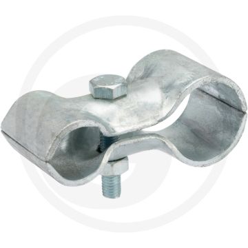 Dubbele klem - afmetingen: 1 1/4" x 3/4"