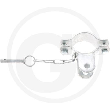 Slangklem verzinkt 76mm diameter