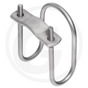 Nackenrohrklammer 90° edelstahl m8 (a: 37mm, b: 37mm)