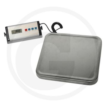 Tischwaage digital 150 kg mit edelstahl-plattform 330 x 320 mm
