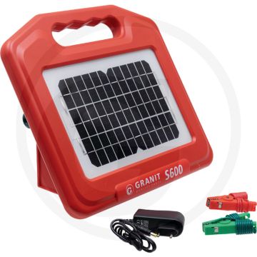 Solar schrikdraadapparaat 600 inclusief accu - geschikt voor diverse diersoorten, mobiel en professioneel gebruik