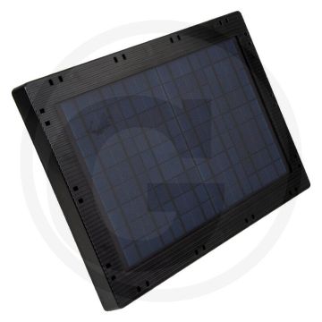 Panneau solaire horizontal avec cadre en plastique - version 12v/10w