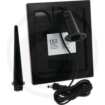 Alarme de clôture à chargeur solaire avec classe de protection contre les intempéries ip65