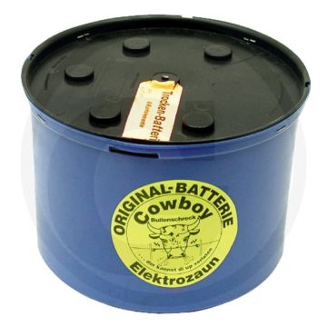 Droge batterij - 9 volt rond, 100 ah passend voor eider (cowboy) en ako, Ø 232 x 163 mm