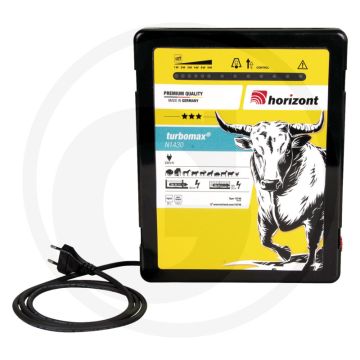 Horizont schrikdraadapparaat turbomax n1430 - 12.000v, 25j, 320km