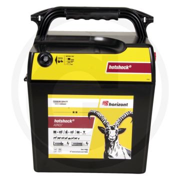 Horizont schrikdraadapparaat hotshock abn37 (230 volt) met solar charge control