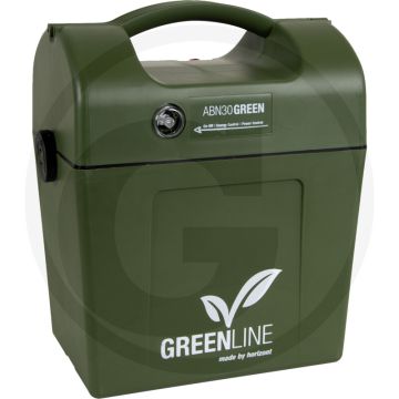 Horizont schrikdraadapparaat abn30 greenline 9 vo biobased 12v/230v 0,3j 3200v 10.000v 9,5km