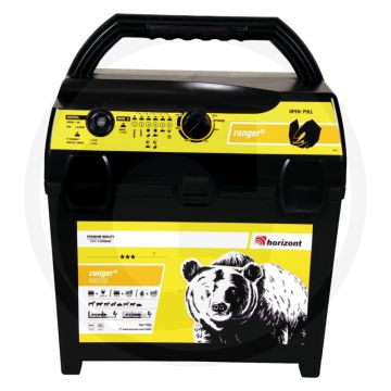 Schrikdraadapparaat 230v/12v met 6 standen pulstreininstelling