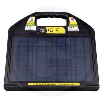 Schrikdraadapparaat solar 12 volt met 10 w zonnepaneel