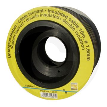 Horizont Hoogspanningskabel Voor De Verbinding Van De Aardpennen, Kabel Is Dubbel Geïsoleerd En Heeft Een Geleider Van Verzinkt Staaldraad Ø 1,6 Mm, Rol à 10 Mtr.