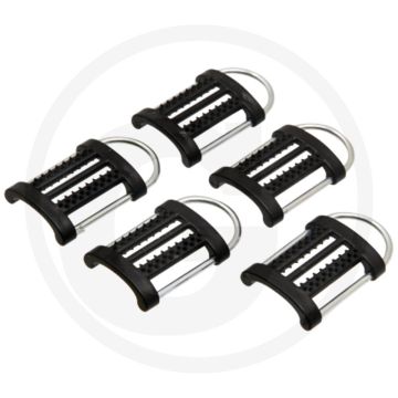 Horizont lintverbinder 40 mm - stabiele lintverbinder met metalen beugels - gemakkelijk te gebruiken in alle gangbare schrikdraadlinten
