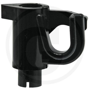 Isolatoren voor fiberglaspaal 10 mm, nylon, met spanhuls - geschikt voor lint en draad