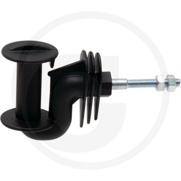 Hoekbandisolator - schroef-isolator, uv-bestendig