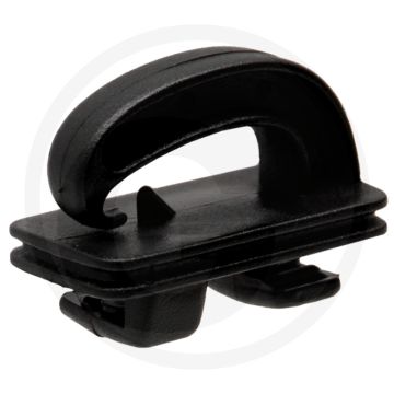 Reserve isolatoren van nylon, met slipblokkering, voor banden tot 40 mm, de isolator wordt eenvoudig met lichte druk aan de paal geklemd - geschikt voor banden tot 40 mm.