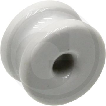Hoekrol van porselein, klein, Ø 37 mm - voor schrikdraadafrastering