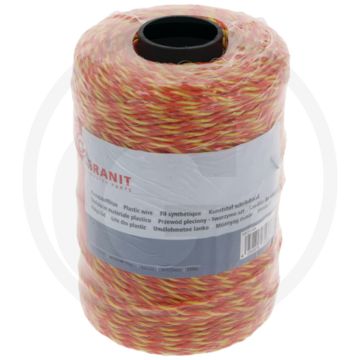 Schrikdraad 250m geel/oranje 7,5 ohm/m 3 draden 90kg