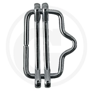 Spanner en riemverbinder 40 mm, verz. voor schriklint - weerbestendig