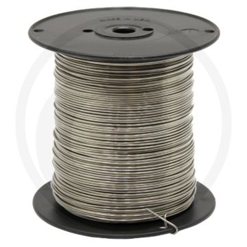 Aluminiumdraad rol van 400 meter Ø 1,8 mm, 4x meer geleidend vermogen