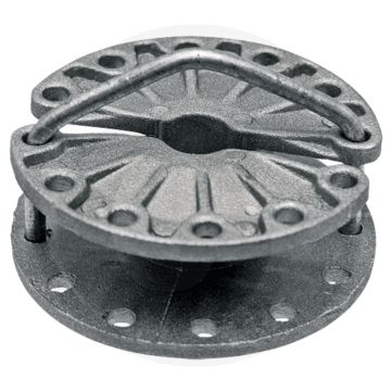 Draadspanner voor het spannen van draad, compleet met beugel om vast te zetten, ook voor schrikdraad tot Ø 8 mm geschikt