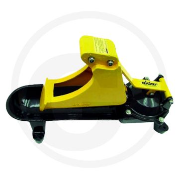 Eider membraan weidepomp geëmailleerd, gelaste hevel, pennen en bouten van rvs, 1" aansluiting - afmetingen: 710x235x430 mm