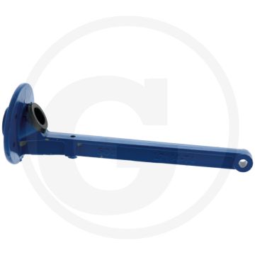 Hefstang (blauw) met bus - lengte 150 cm