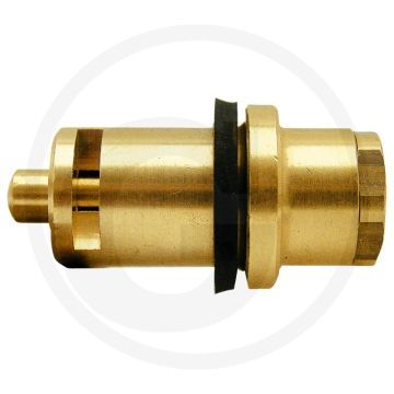 Ventiel - rvs 316, 1/2 inch, voor aanbouwdrinkbak