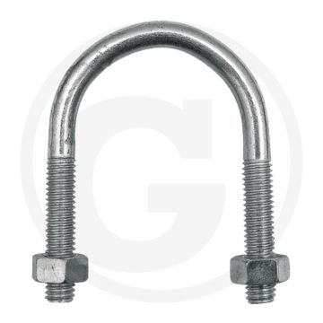 Beugelbout voor aanboorpijpbeugel - verzinkt, m12 x 40mm