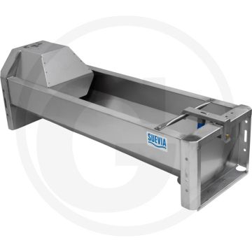 Suevia snelle afvoerbak met stophouder deluxe - 1400mm lengte