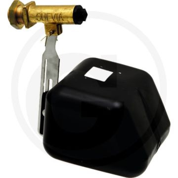 Suevia vlotterafsluiter masterflow - voor installatie in kuipen en troggen, 3/4" buitendraad, roestvrijstalen sproeier, max. waterdebiet 40 l/min, druk 1-5 bar