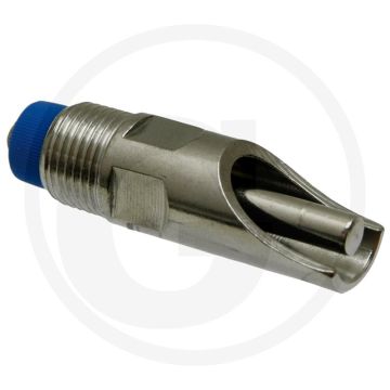 Suevia drinknippel voor varkens, compleet van rvs, met 3-voudige reguleermogelijkheid, mondstuk 21 mm - draad: 1/2"
