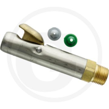 Suevia drinkspeen mod.326 voor stieren, beren, kalveren en zeugen • robuust mondstuk van roestvrij staal • max. 5 bar (hoge druk)