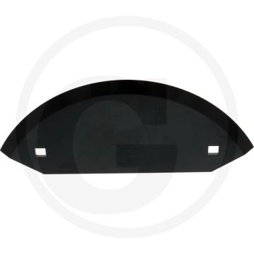 Kouterschijf half rond 280 x 107 mm 6 mm dikte