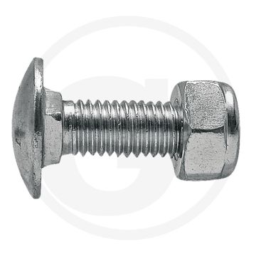 Contre-écrou m10 x 25 mm, avec écrou autobloquant - zingué